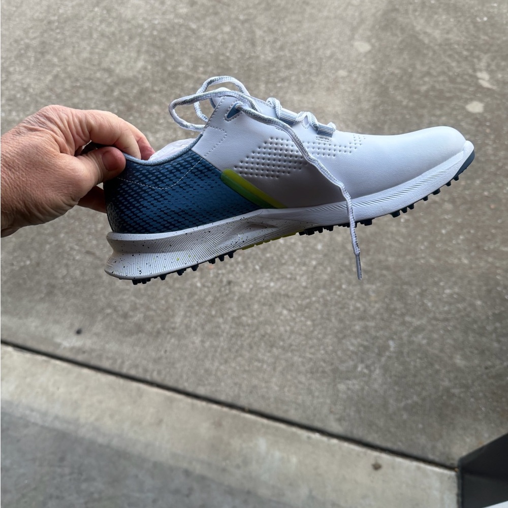 FootJoy White and Blue Athletic Shoes